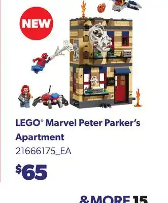 Loblaws LEGO MARVEL PETER PARKER'S APARTMENT offer