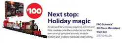 Loblaws FAO SCHWARZ 30-PIECE MOTORIZED TRAIN SET offer