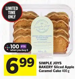 Foodland SIMPLE JOYS BAKERY Sliced Apple Caramel Cake offer