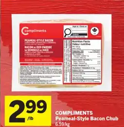 Foodland COMPLIMENTS Peameal-Style Bacon Chub offer