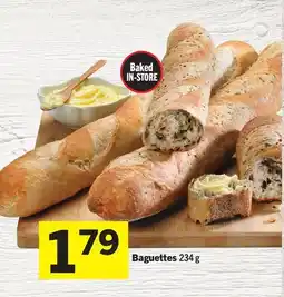 Foodland Baguettes offer