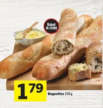 Foodland Baguettes offer