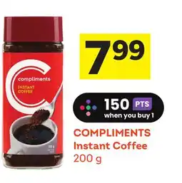 Foodland COMPLIMENTS Instant Coffee offer