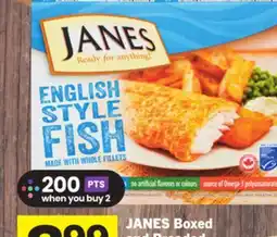 Foodland JANES Boxed and Breaded Fish offer