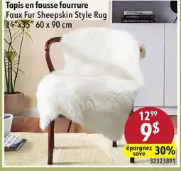Sushi Shop Faux Fur Sheepskin Style Rug offer