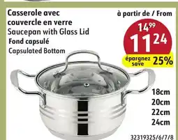 Sushi Shop Saucepan with Glass Lid offer