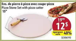 Sushi Shop Pizza Stone Set with pizza cutter offer