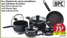 Sushi Shop Non-Stick Cookware Set with Thermo-Spot Heat Indicator 8 Pcs offer