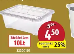 Sushi Shop Storage Bin with Lid and Latching Buckles offer