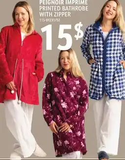 Sushi Shop PRINTED BATHROBE WITH ZIPPER offer