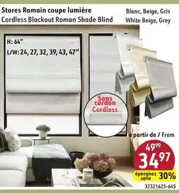Sushi Shop Cordless Blackout Roman Shade Blind offer