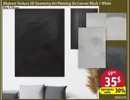 Sushi Shop Abstract Texture 3D Geometry Art Painting On Canvas Black / White offer