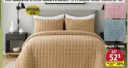 Sushi Shop 3Pcs Bubble Velour Comforter Set Simple / Twin offer