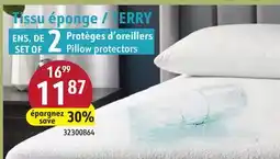 Sushi Shop TERRY SET OF 2 Pillow Protectors offer