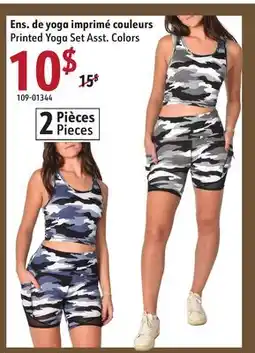 Sushi Shop Printed Yoga Set Asst. Colors offer