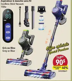 Sushi Shop Cordless Stick Vacuum 150w offer