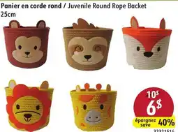 Sushi Shop Juvenile Round Rope Backet 25cm offer