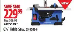 Canadian Tire Table Saw offer