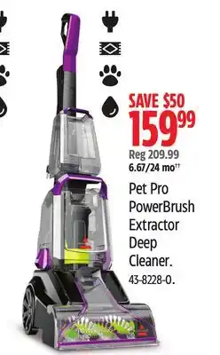 Canadian Tire Pet Pro PowerBrush Extractor Deep Cleaner offer