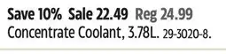 Canadian Tire Prestone Concentrate Coolant, 3.78L offer