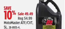 Canadian Tire MotoMaster ATF/CVT, 5L offer