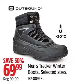 Canadian Tire Outbound Men's Tracker Winter Boots offer