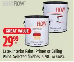 Canadian Tire Flow Latex Interior Paint offer