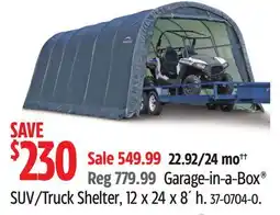 Canadian Tire ShelterLogic Garage-in-a-Box SUV/Truck Shelter offer