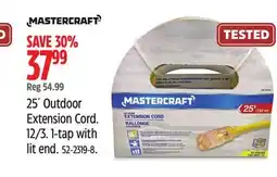 Canadian Tire 25´ Outdoor Extension Cord offer
