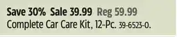 Canadian Tire Complete Car Care Kit offer