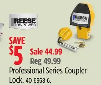 Canadian Tire Reese Professional Series Coupler Lock offer
