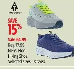 Canadian Tire WOODS Mens' Floe Hiking Shoe. Selected sizes offer
