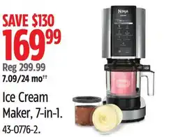 Canadian Tire Ice Cream Maker, 7-in-1 offer