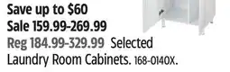 Canadian Tire Selected Laundry Room Cabinets offer