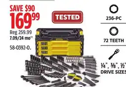 Canadian Tire STANLEY Black Chrome Socket Sets offer