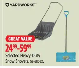 Canadian Tire Selected Heavy-Duty Snow Shovels offer