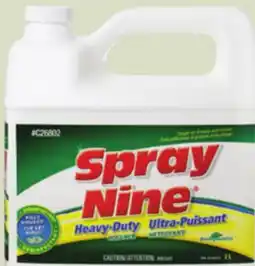 Canadian Tire Spray Nine Heavy-Duty Cleaner Disinfectant offer