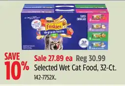 Canadian Tire Purina Friskies Selected Wet Cat Food, 32-Ct offer