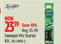 Canadian Tire Sweeper Pro Starter Kit offer