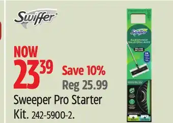 Canadian Tire Sweeper Pro Starter Kit offer
