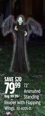 Canadian Tire Standing Reaper with Flapping Wings offer