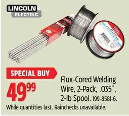 Canadian Tire Flux-Cored Welding Wire, 2-Pack, .035˝ offer