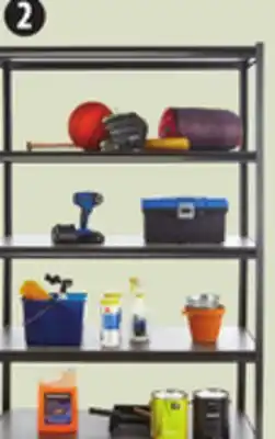 Canadian Tire Mastercraft 5 Shelf Metal & wood Rack offer