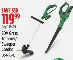 Canadian Tire Certified Trimmer/ Sweeper Combo offer