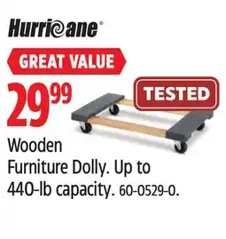 Canadian Tire Hurricane Wooden Furniture Dolly offer
