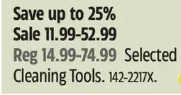 Canadian Tire Selected Cleaning Tools offer