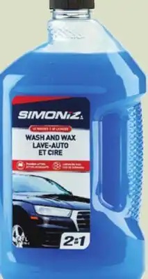 Canadian Tire simoniz 2-in-1 Car Wash & Wax offer