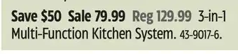 Canadian Tire Hamilton Beach 3-in-1 Multi-Function Kitchen System offer