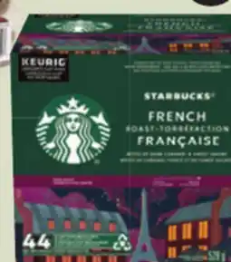 Canadian Tire Keurig Selected Starbucks K-Cup Coffee Pods offer