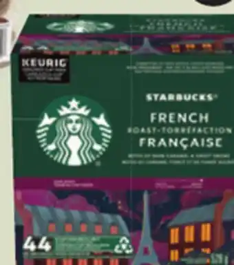 Canadian Tire Keurig Selected Starbucks K-Cup Coffee Pods offer